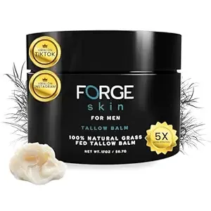 The Men's Wrinkle Defense Beef Tallow Balm for Skin | Beef Tallow for Skin Face Mens Skin Care Anti-Aging Cream Facial Skincare Face Moisturizer for Men |Mens Face Moisturizer Beef Tallow