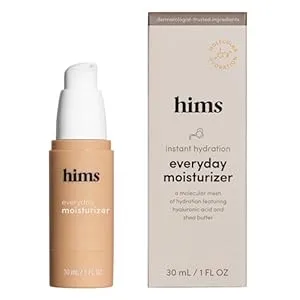 hims Everyday Moisturizer for Men - Lightweight, Hydrating Men's Face Moisturizer with Hyaluronic Acid and Shea Butter - 1 fl oz