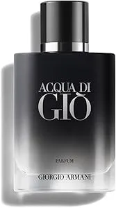 Armani Beauty - Acqua di Giò - Parfum - Cologne for Men - Fresh & Woody Men’s Fragrance - Bergamot, Ginger, Marine, Geranium, Rosemary, Clary Sage, Patchouli, Incense Notes - 1.6 Fl Oz